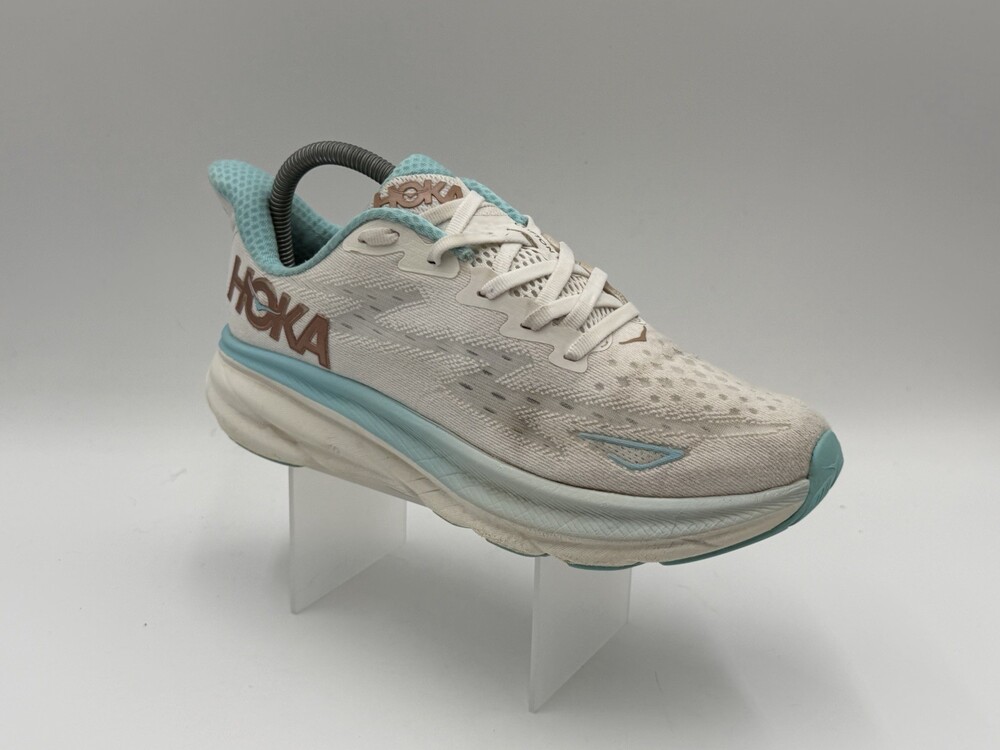 Hoka One One Clifton 9 Womens Size 7.5B Nimbus Cloud Running Shoes Sneakers